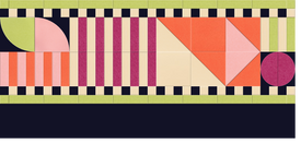 Checker Stripe Wall