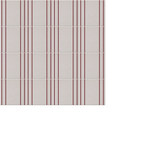 Beige background with evenly spaced red vertical pinstripes and horizontal grid lines.