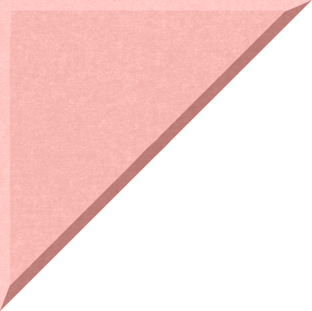 Small 90 degree triangle in Coral