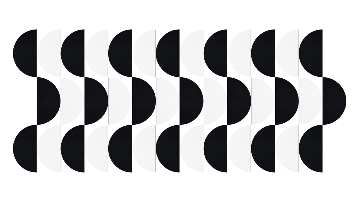 Crescent Black and White