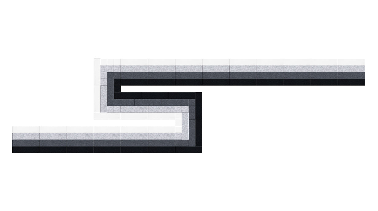 Dash Black and White