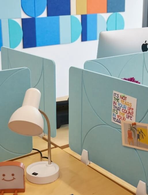 felt desk office dividers