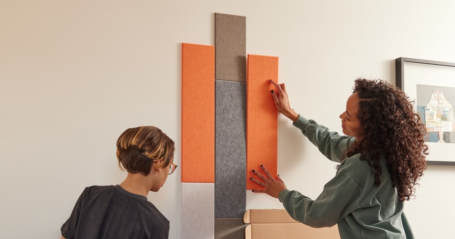 felt tile easy install