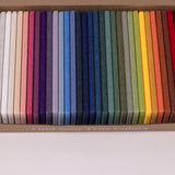 Full 42-Color Sample Kit with rainbow felt swatch strips