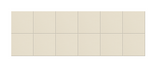 Beige ceramic tiles arranged in a grid pattern with gray grout lines.