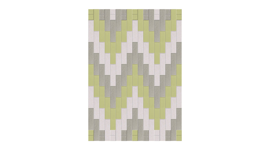 Ikat Greens Felt Right Design