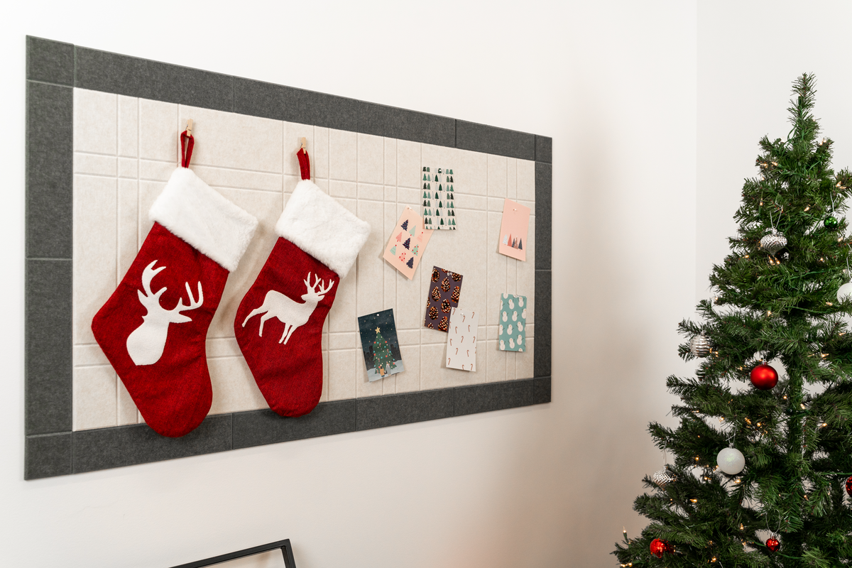Card Display – Latte Plaid
