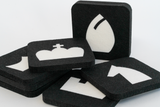 Standard Mineral/Latte Chess Board