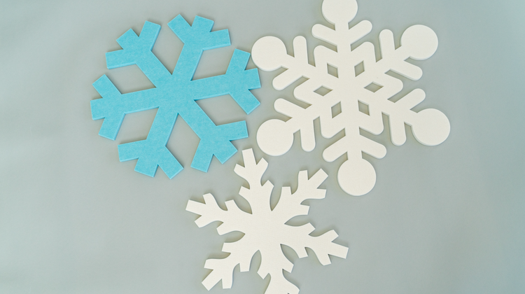 3-Piece Wall Snowflake Set