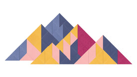 Jewel Large Shaded Mountain