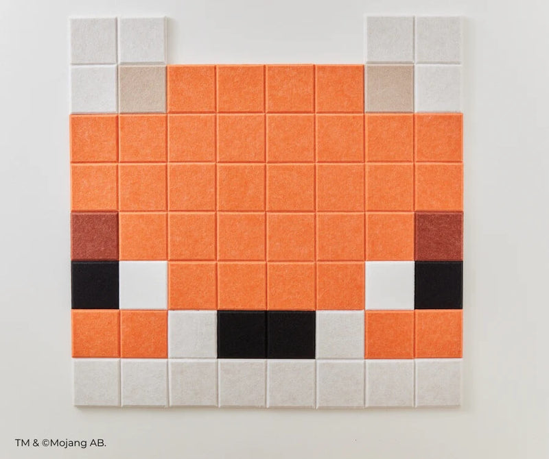 minecraft fox sound absorbing wall tiles