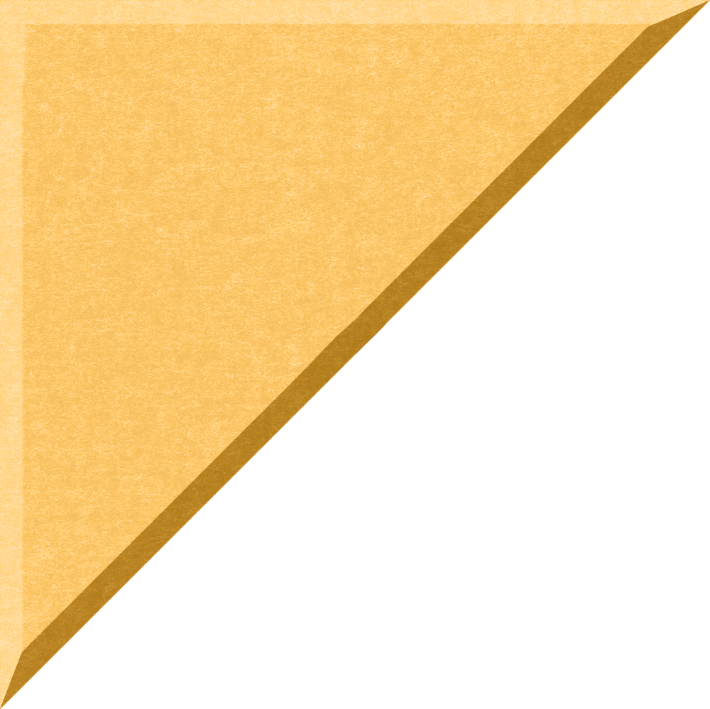 Small 90 degree triangle in mustard
