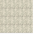 Ivory wall panels with green bamboo leaf pattern arranged in vertical strips.