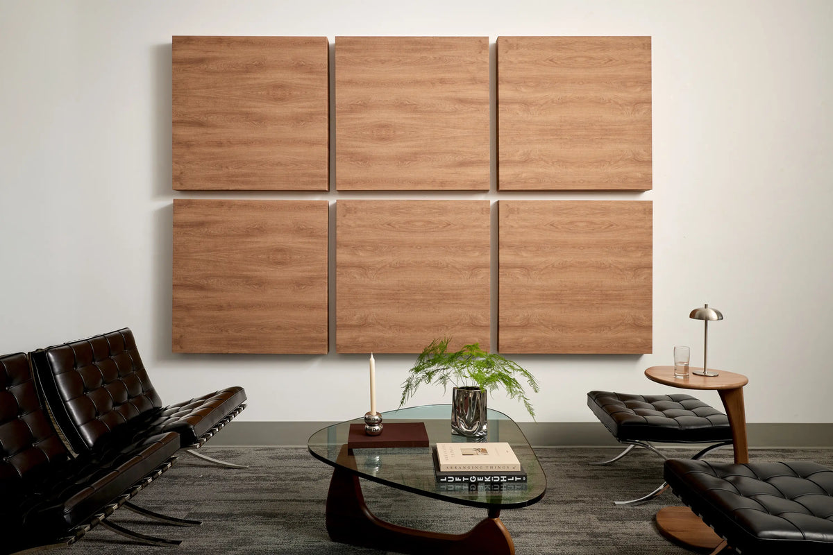 Acoustic Wood Grain 3D Boxes