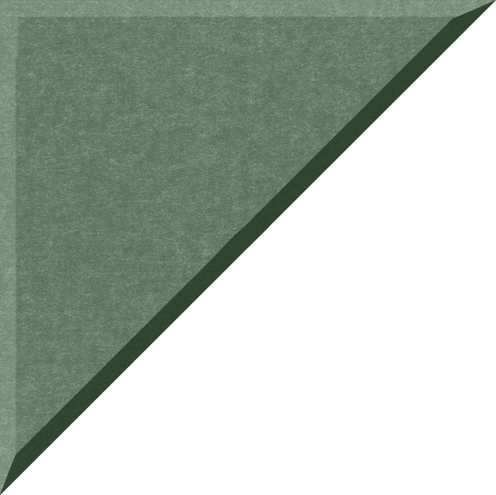Small 90 degree triangle in palm
