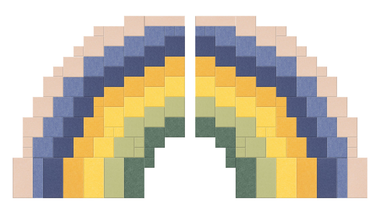 Pixel Rainbow Dandelion