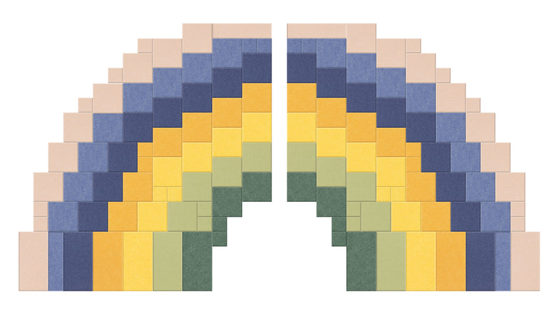 Pixel Rainbow Dandelion