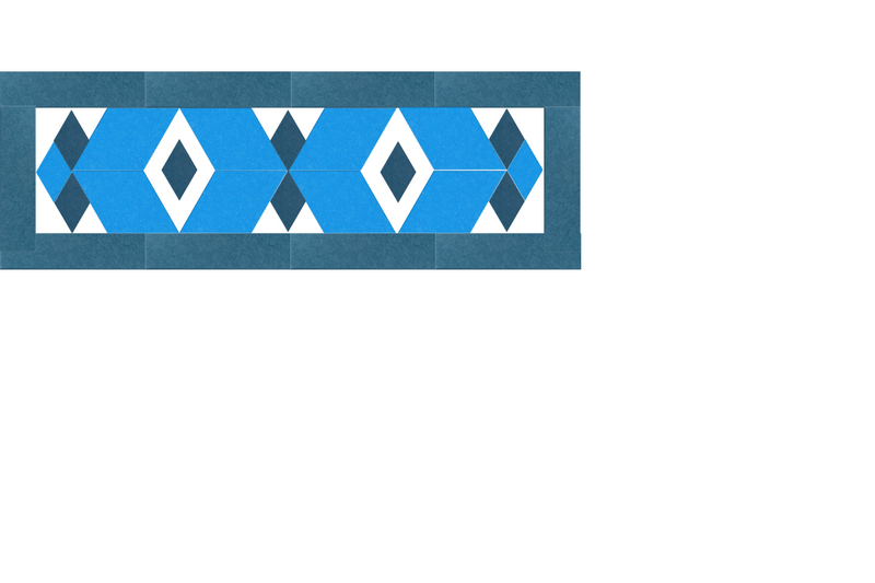 Blues Diamond Design
