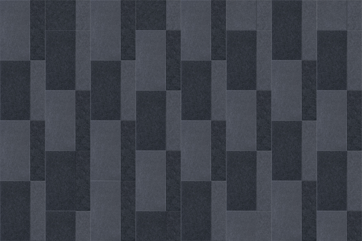 Night Black Felt Right design made from sound-dampening acoustic felt panels