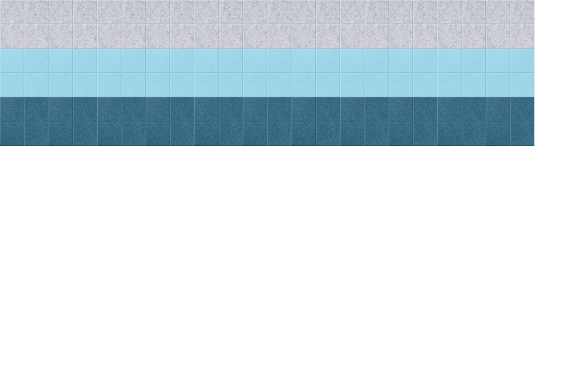 (Rue Wall) Cool Ombre 11x3 Design