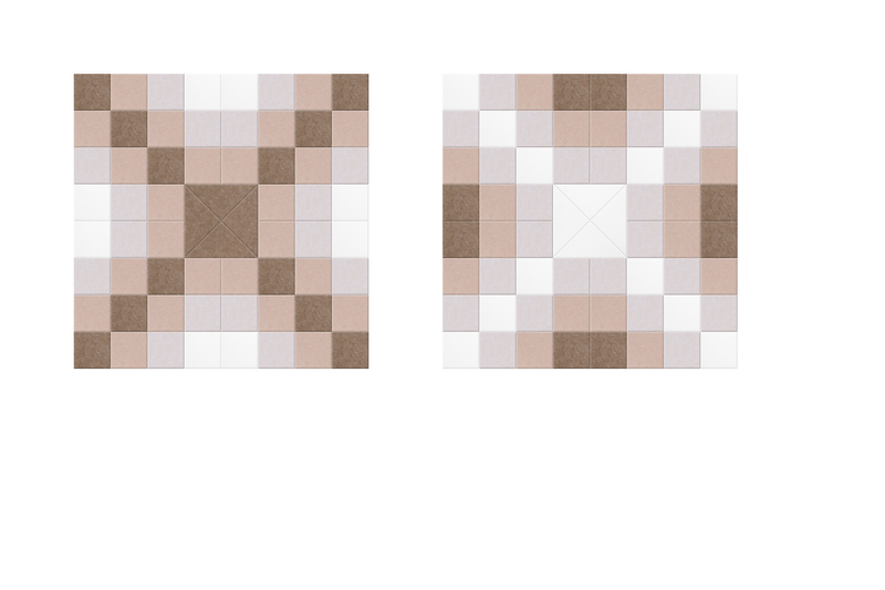Beige Squares Design