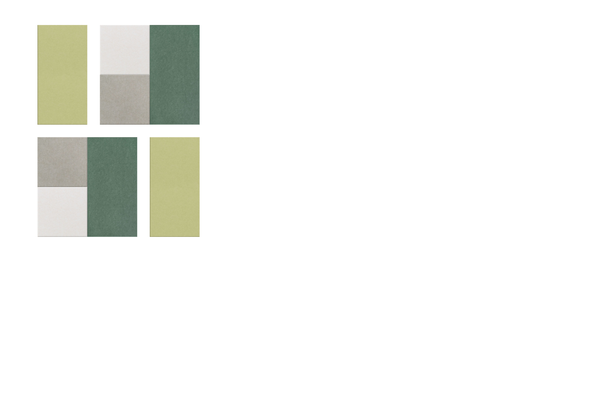 Greens Mosaic Design