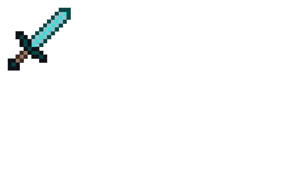 Minecraft™ Diamond Sword Felt Right Design