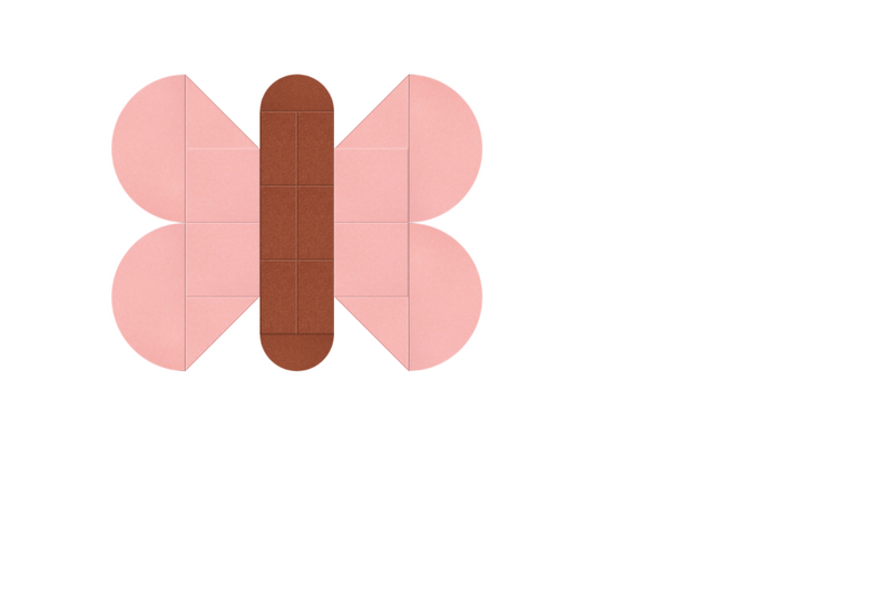 Pink butterfly Design