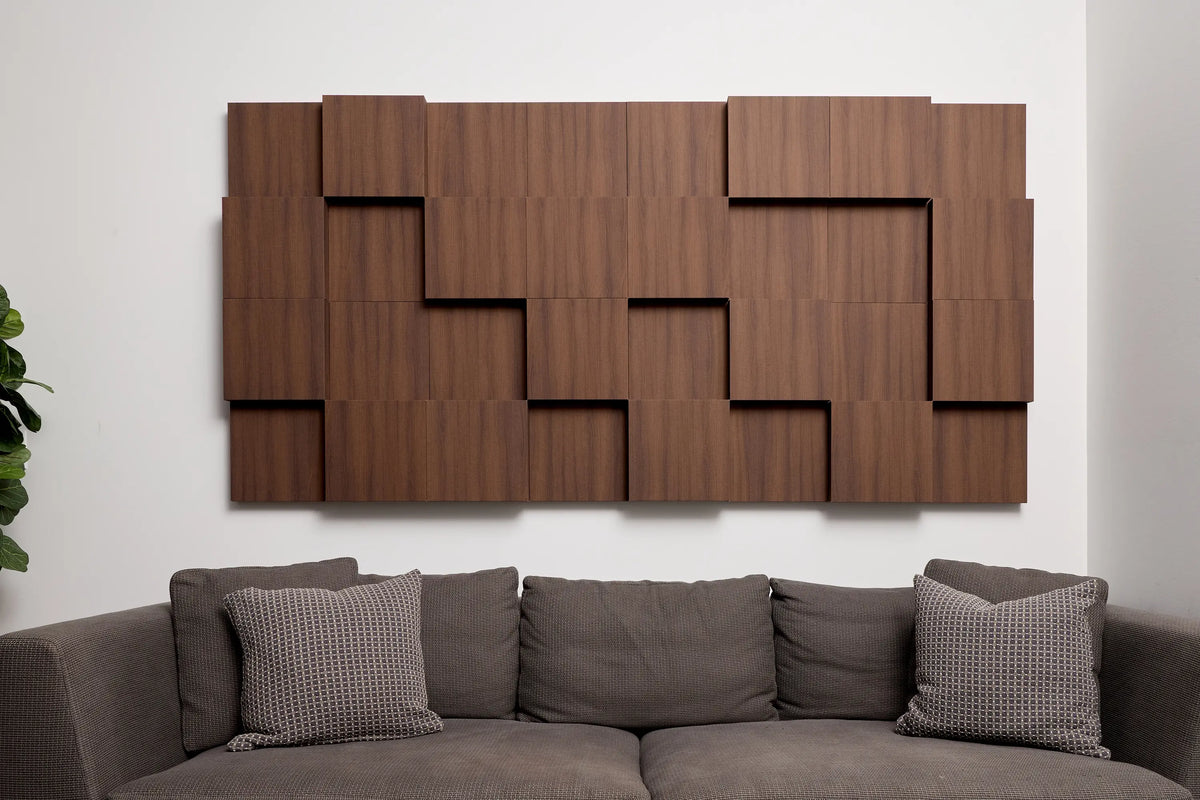 Acoustic Wood Grain 3D Boxes