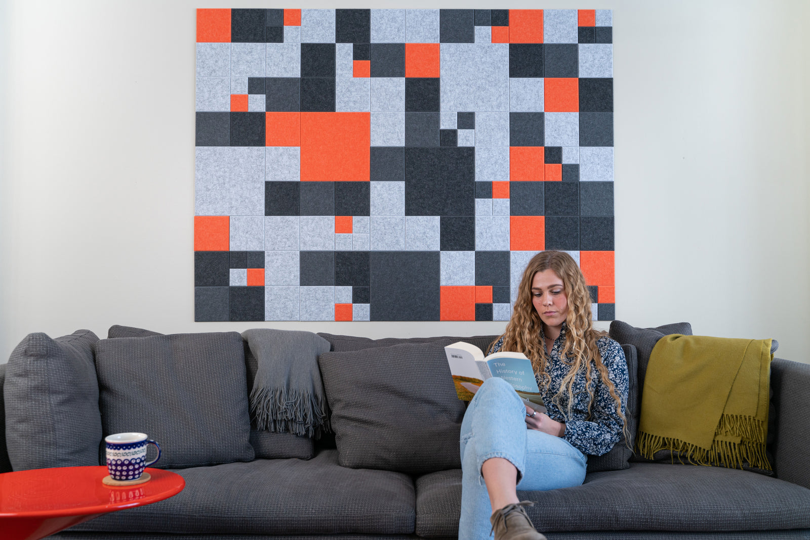 Polder Orange and Greys