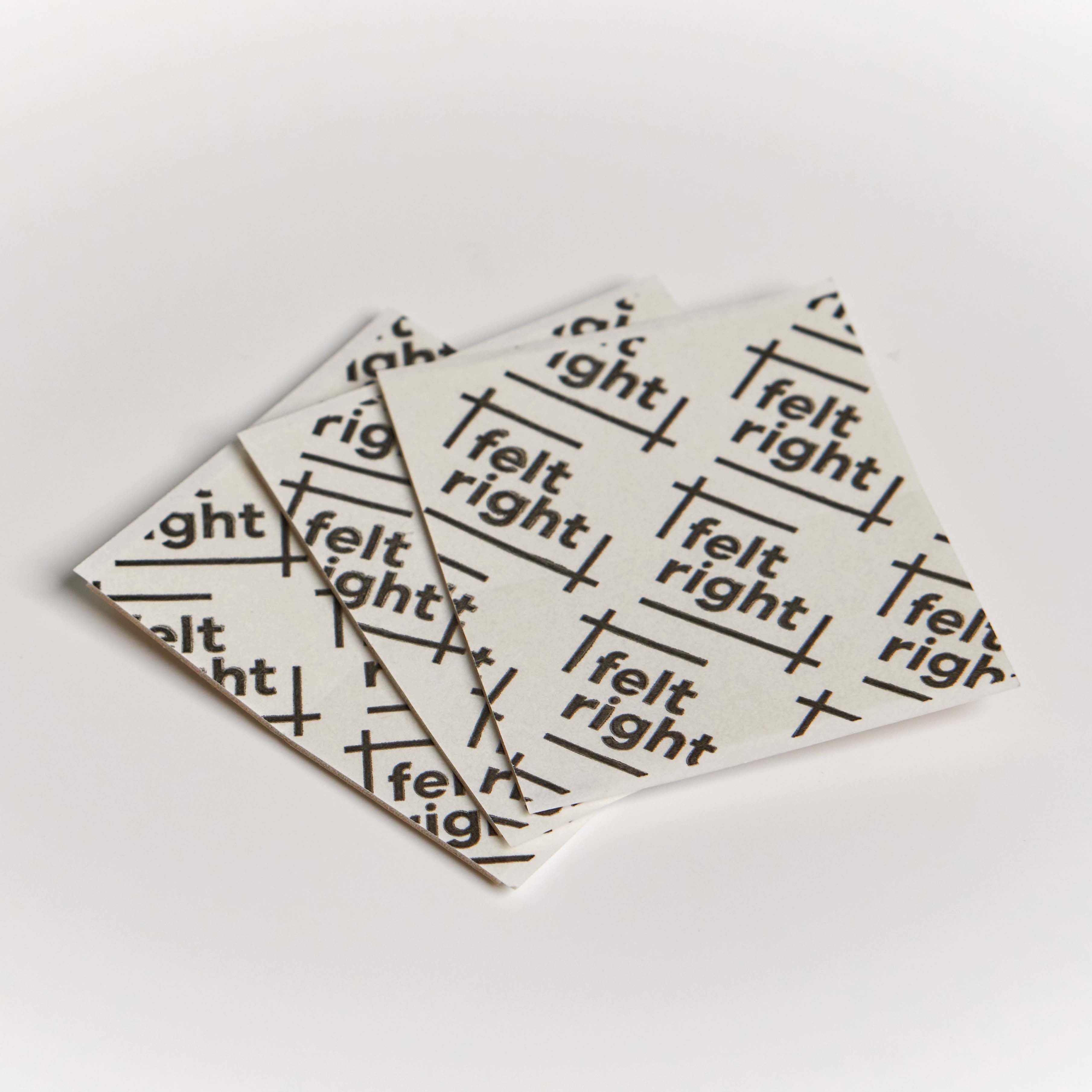 NEW! Felt Right Paint-Safe Adhesive Pack (Pack of 10)