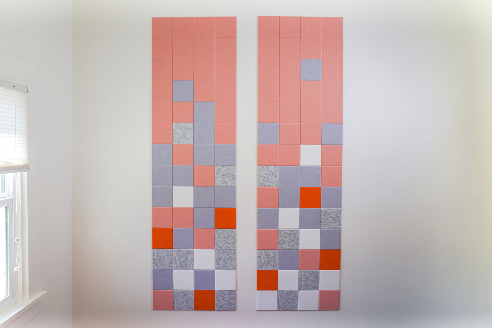 Gradient Triptych Grapefruit