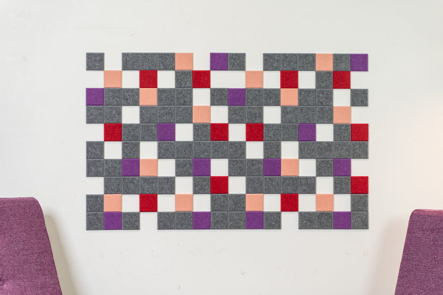 Lavender Confetti Pixel Felt Right Design
