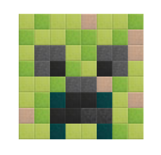 Creeper Head Pixels