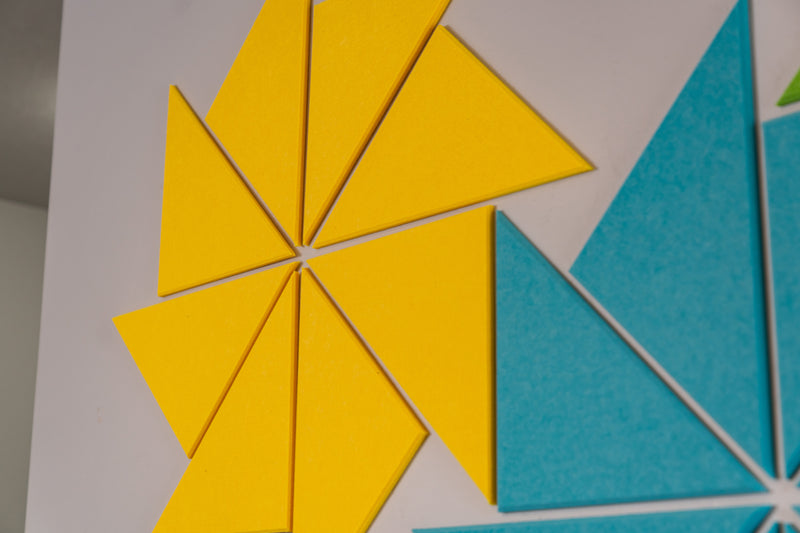 Triangle Flowers
