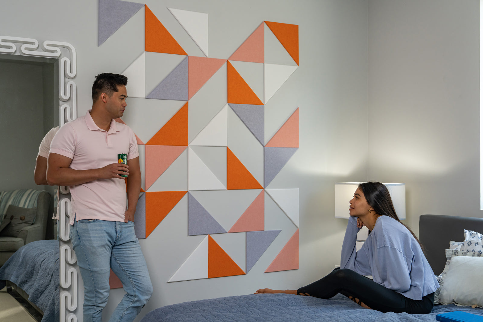 Spaced Triangle Grapefruit