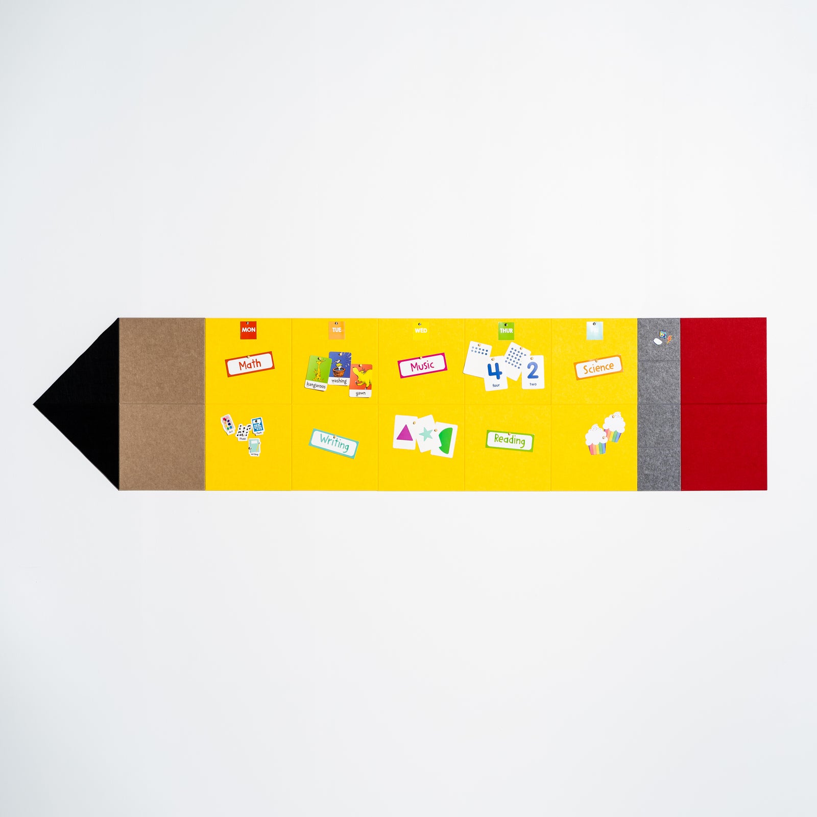 yellow pencil teacher decoration