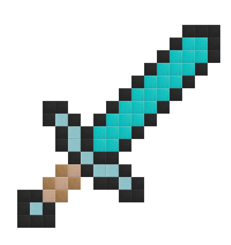 Minecraft Diamond Sword 1 Customer Design