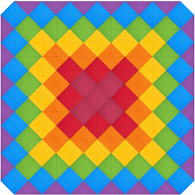 Quilted Rainbow