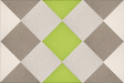 Latte + Ash + Kiwi Argyle Pattern Small