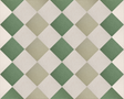 Latte + Palm + Sage Argyle Pattern Large
