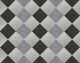 Nickel + Armor + Cast Argyle Pattern Large Felt Right Design