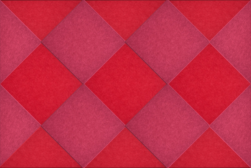 Ruby + Raspberry Argyle Pattern Small