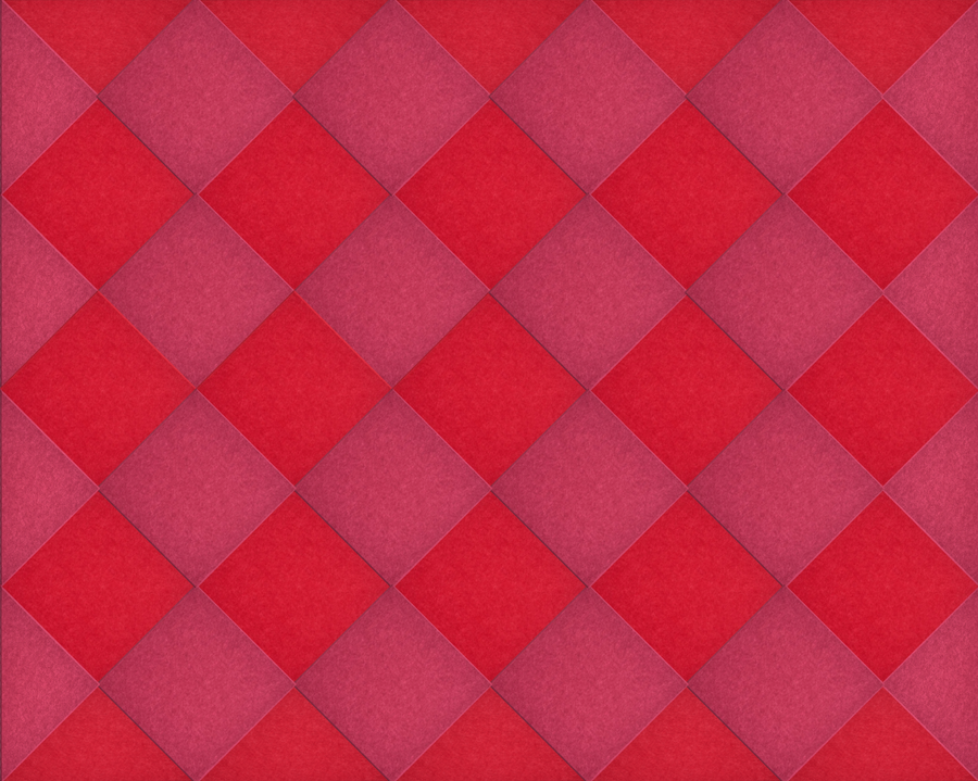Ruby + Raspberry Argyle Pattern Large Felt Right Design