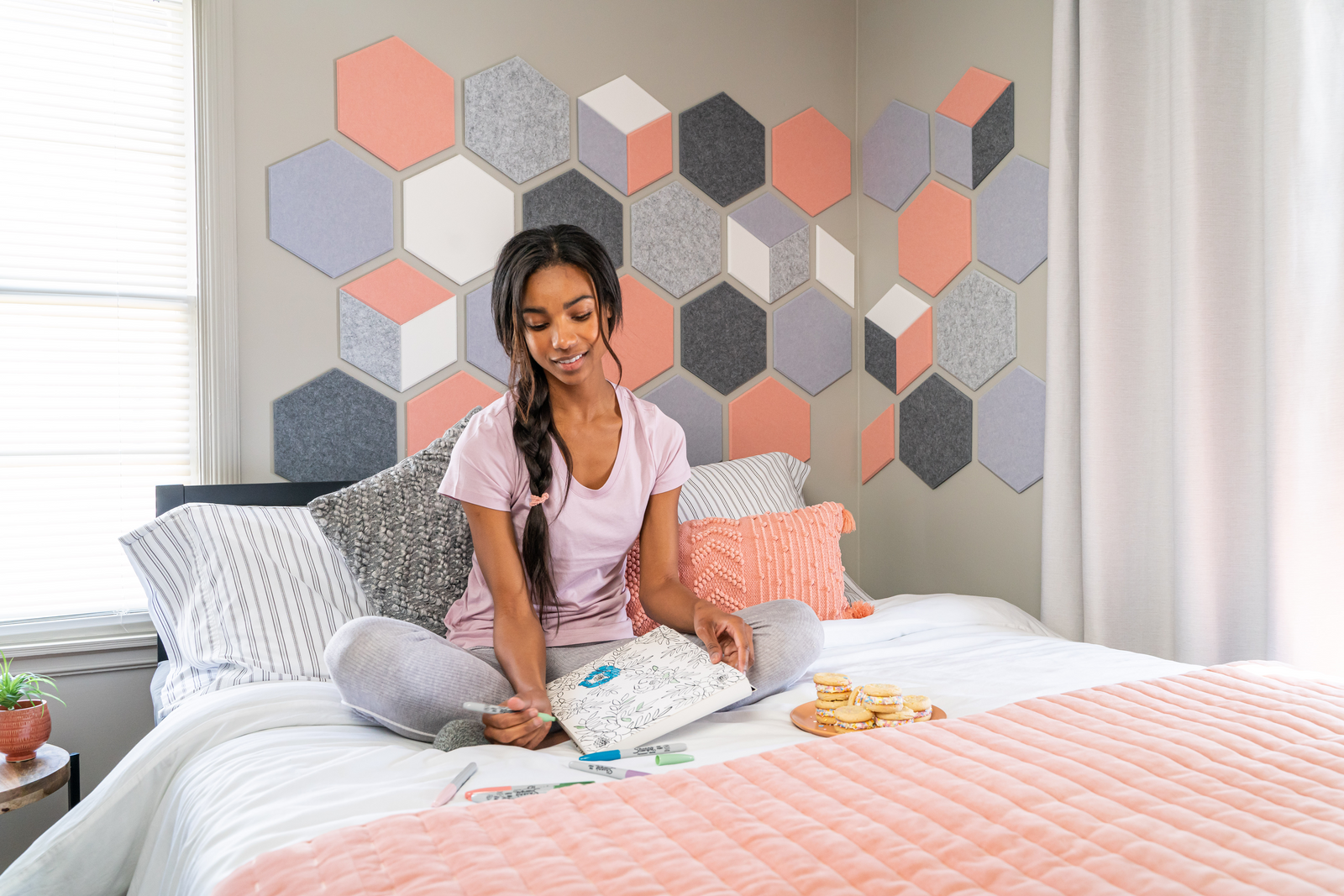 Spaced Hex Carnation