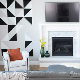 Geometric Triangle Art