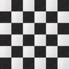 b + w checkerboard Customer Design