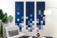 Gradient Triptych Blues