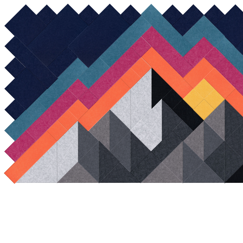 Shaded Mountain Design