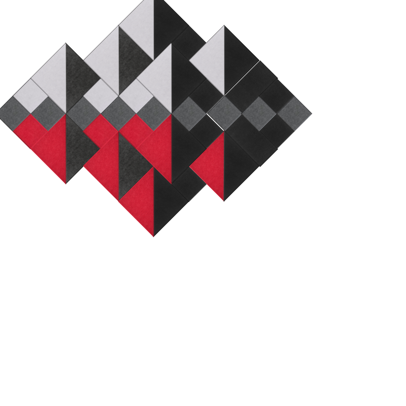 Reflected Shaded Mountain Design